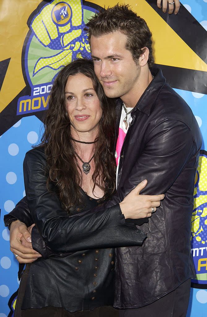 Alanis Morissette and Ryan Reynolds