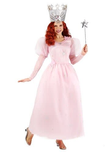 <p>halloweencostumes.com</p><p><strong>$69.99</strong></p><p><a href="https://go.redirectingat.com?id=74968X1596630&url=https%3A%2F%2Fwww.halloweencostumes.com%2Fwizard-of-oz-glinda-plus-size-adult-costume.html&sref=https%3A%2F%2Fwww.goodhousekeeping.com%2Fholidays%2Fhalloween-ideas%2Fg4554%2Fplus-size-costumes%2F" rel="nofollow noopener" target="_blank" data-ylk="slk:Shop Now;elm:context_link;itc:0;sec:content-canvas" class="link ">Shop Now</a></p><p>You could also be a Good Witch, and show up in this dramatic and oh-so-elegant <em>Wicked</em> and <em>Wizard of Oz</em>-inspired Halloween costume.</p>