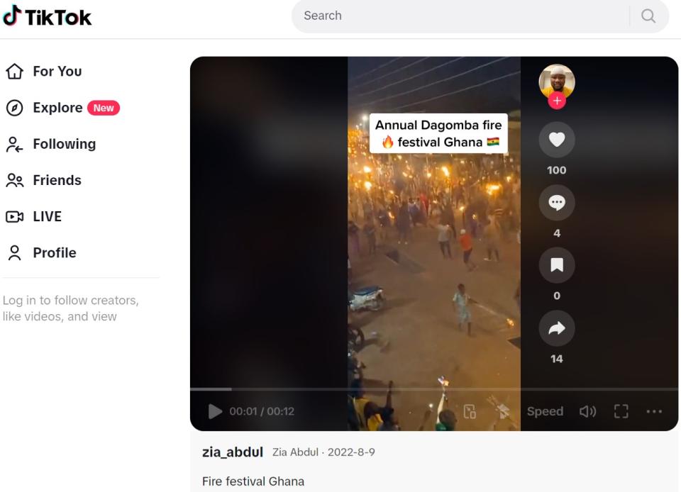 <span>A screenshot of the TikTok post, taken on June 28, 2024</span>