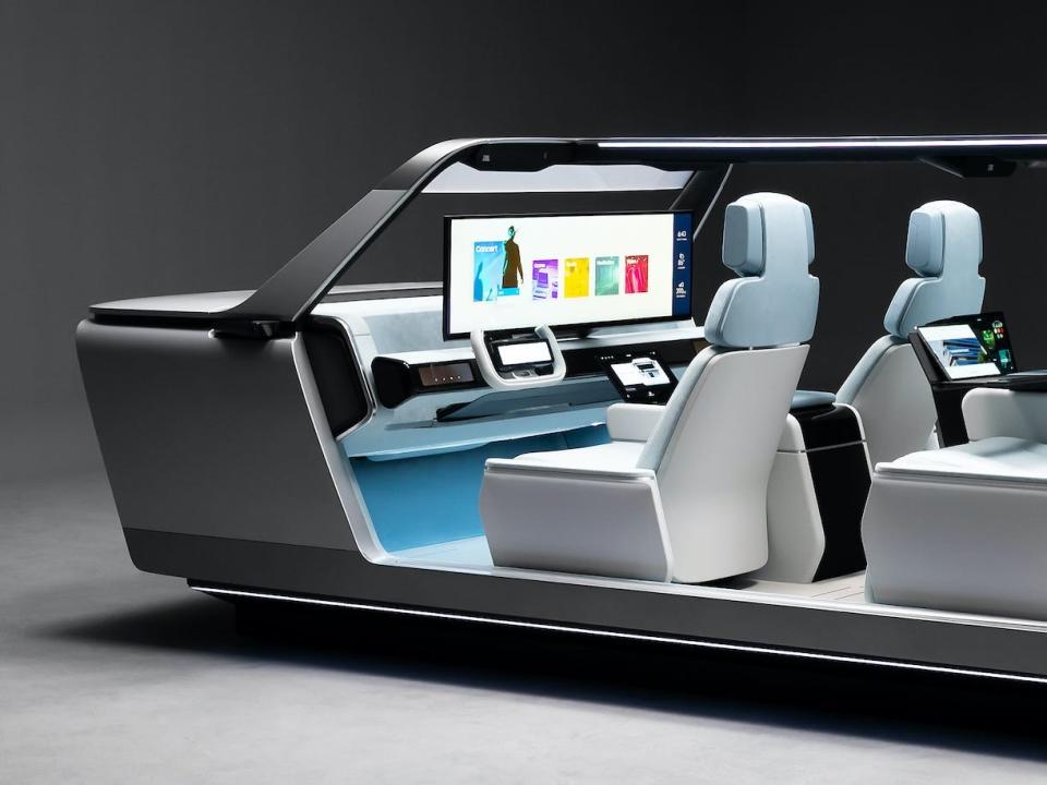 Samsung’s 2021 digital cockpit.