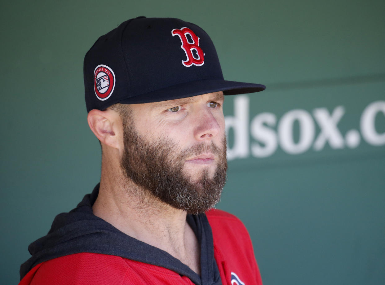 Boston Red Sox player Dustin Pedroia.