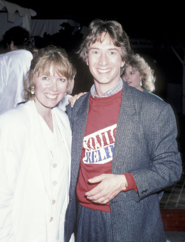  Martin Short and wife Nancy Dolman in March 1986<p>Ron Galella, Ltd./Ron Galella Collection via Getty Images</p>