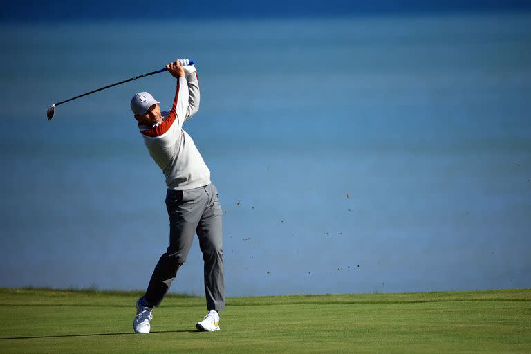 Jugando junto a Jon Rahm, el español Sergio García extendió su cosecha de triunfos y batió dos marcas en la historia de la Copa Ryder.