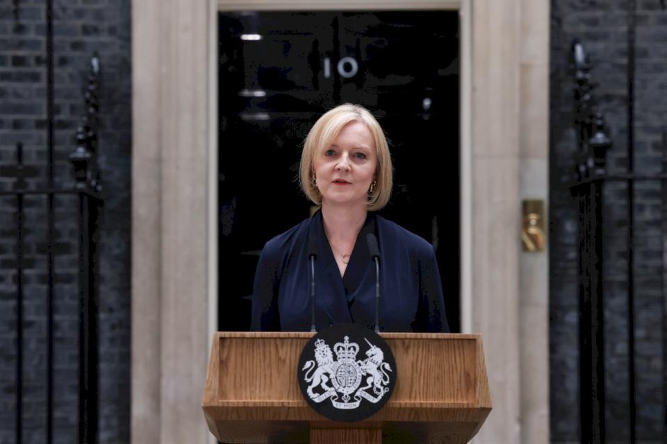 英國首相特拉斯(Liz Truss)。 (圖:英國政府)