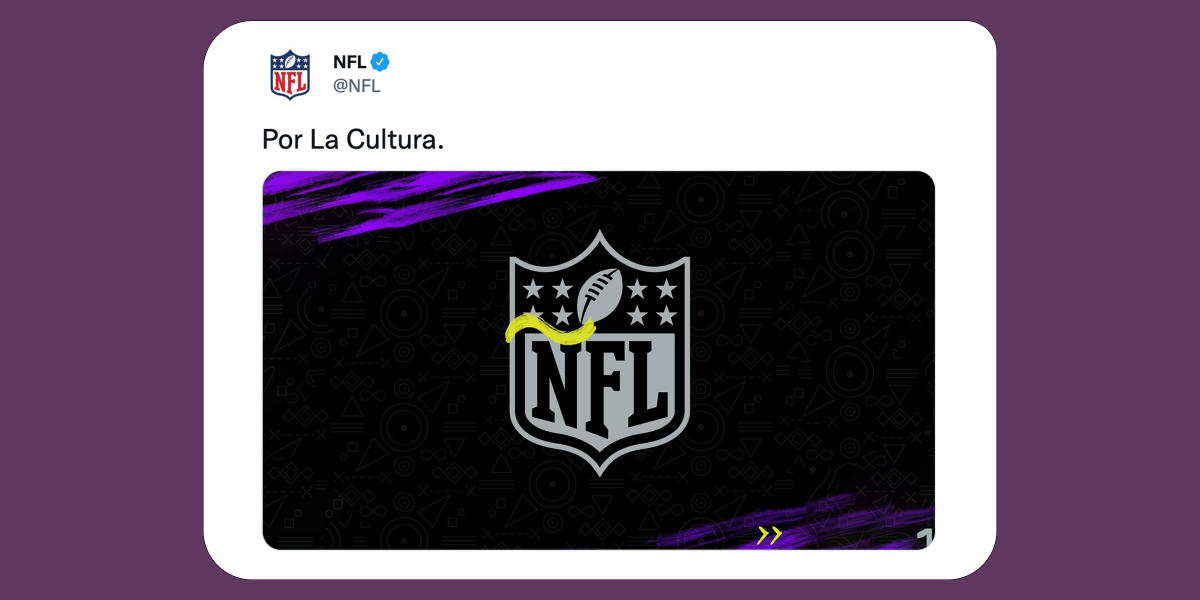 NFL Por La Cultura, Latino Heritage Month