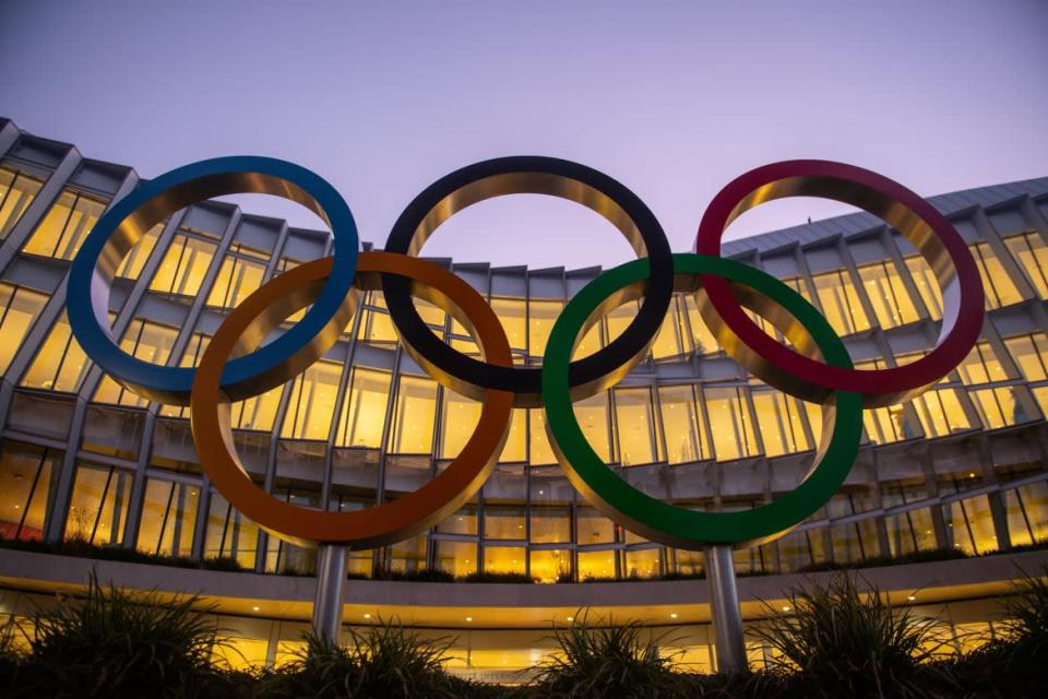 <div class="inline-image__caption"><p>The Olympic Rings sit on display outside the International Olympic Committee (IOC) Headquarters in Lausanne, Switzerland.</p></div> <div class="inline-image__credit">David Ramos/Getty</div>