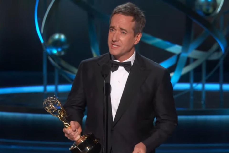 <p>FOX</p> Matthew Macfadyen at the 2023 Emmy Awards.