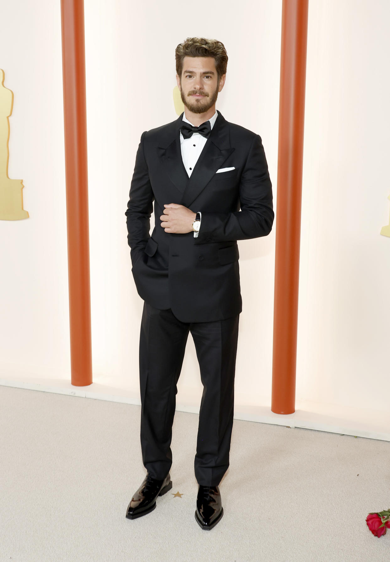 HOLLYWOOD, CALIFORNIA - MARCH 12: Andrew Garfield attends the 95th Annual Academy Awards on March 12, 2023 in Hollywood, California. (Photo by Mike Coppola/Getty Images)