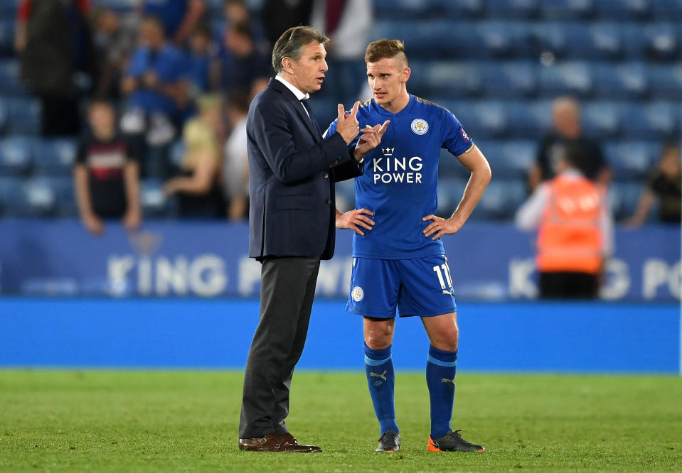 Marc Albrighton gave the best account he could while deputising at right-back for Leicester City