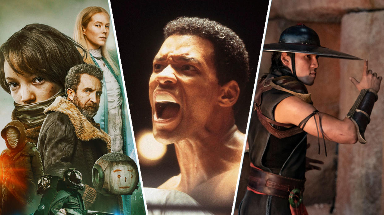 What to watch: Vesper, Ali, and Mortal Kombat are all new to streaming. (Signature/Columbia/Warner Bros.)
