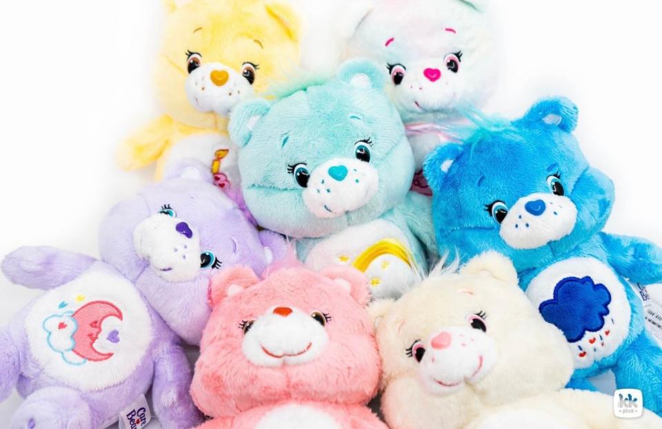 旺角好去處｜CareBears限定店登陸朗豪坊！棉花糖色打卡位、百隻小熊打卡牆、逾40款限量毛公仔