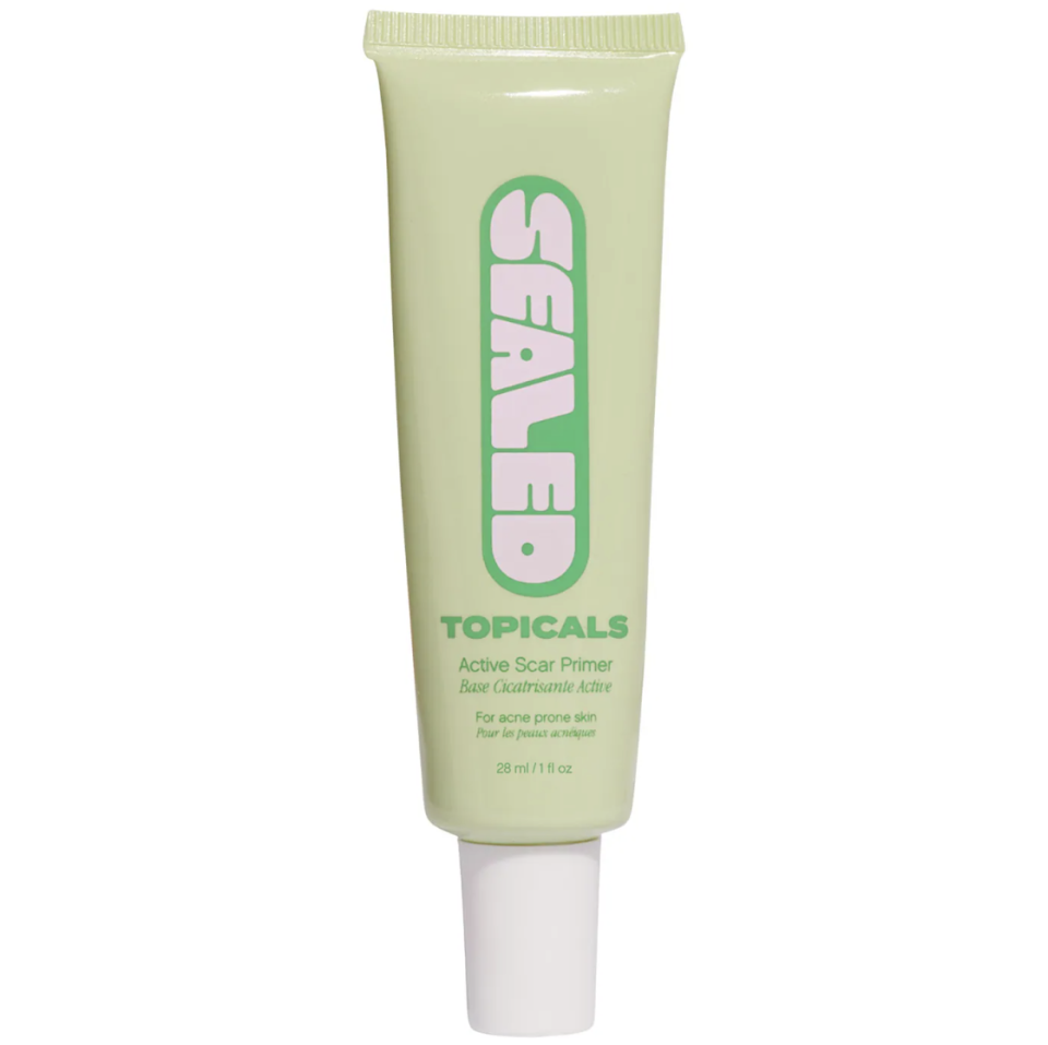 <p><a href="https://go.redirectingat.com?id=74968X1596630&url=https%3A%2F%2Fwww.sephora.com%2Fproduct%2Fsealed-active-scar-filing-primer-P506832&sref=https%3A%2F%2F" rel="nofollow noopener" target="_blank" data-ylk="slk:Shop Now;elm:context_link;itc:0;sec:content-canvas" class="link ">Shop Now</a></p><p>Active Scar Primer</p><p>$34.00</p>