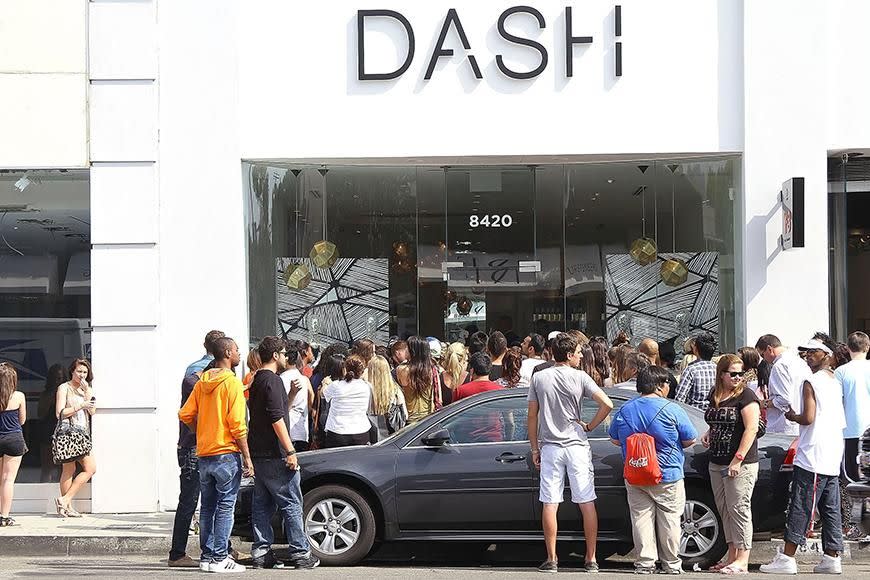 The Kardashian's clothing store Dash in West Hollywood.