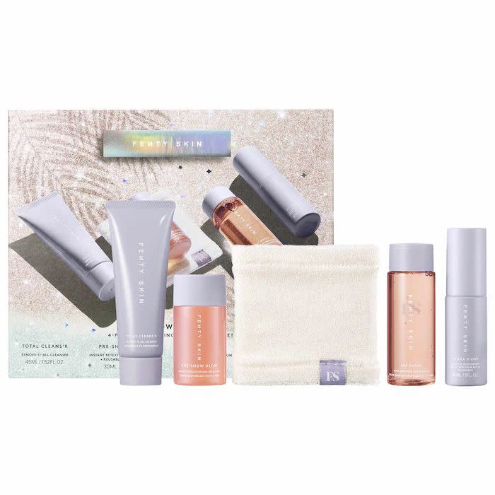 <p><a href="https://go.redirectingat.com?id=74968X1596630&url=https%3A%2F%2Fwww.sephora.com%2Fproduct%2Fthe-glow-around-4-piece-travel-skincare-essentials-set-P501886&sref=https%3A%2F%2F" rel="nofollow noopener" target="_blank" data-ylk="slk:Shop Now;elm:context_link;itc:0;sec:content-canvas" class="link ">Shop Now</a></p><p>The Glow Around 4-Piece Travel Skincare Essentials Set</p><p>sephora.com</p><p>$41.30</p>