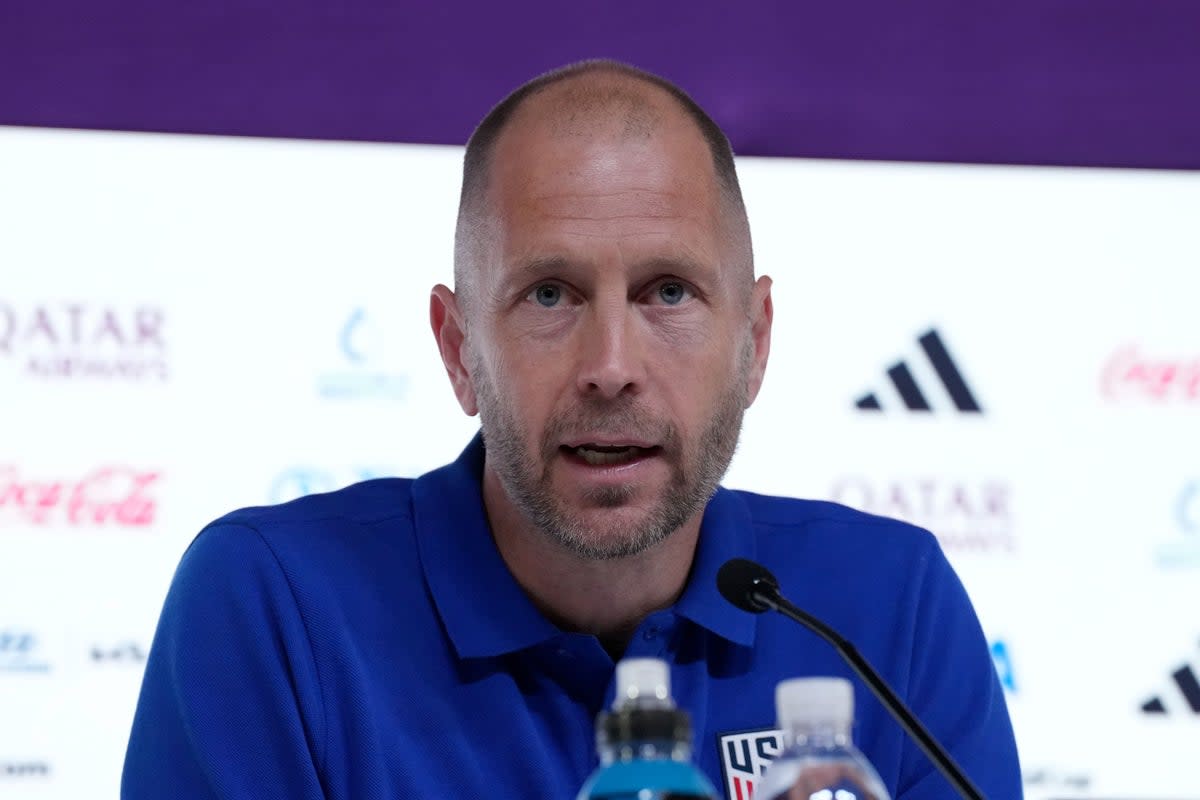 Gregg Berhalter’s side take on England on Friday (Jonathan Brady/PA) (PA Wire)