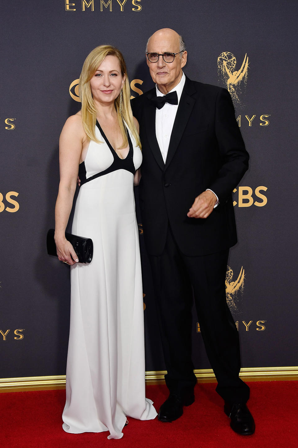 <p>Kasia Ostlun and Jeffrey Tambor attend the 69th Annual Primetime Emmy Awards on September 17, 2017. (Photo: Getty Images) </p>