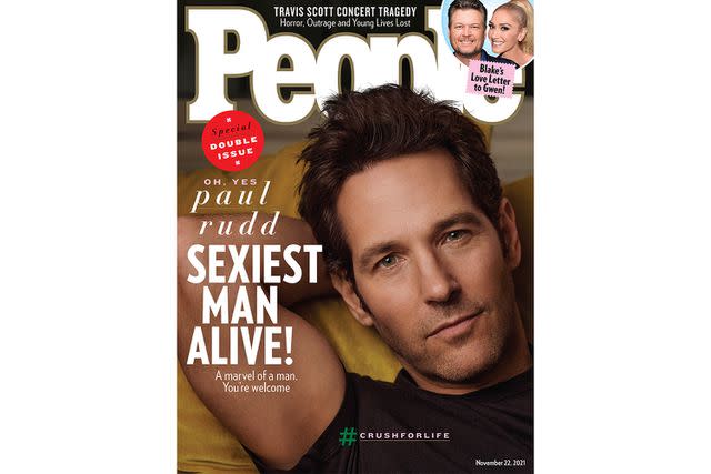 Paul Rudd was PEOPLE's Sexiest Man Alive in 2021