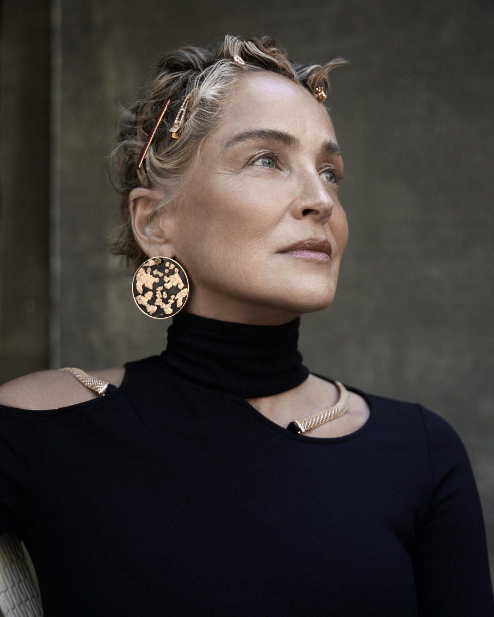 Iconic Hollywood actress Sharon Stone photographed in Los Angeles California and Sicily Italy by Eric Michael Roy.