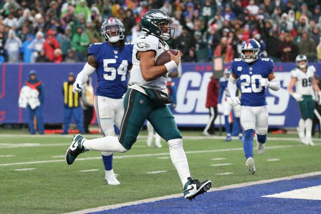 Philadelphia Eagles quarterback Jalen Hurts sets NFL touchdown record