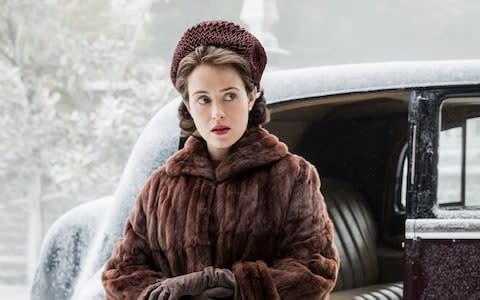 Claire Foy in The Crown - Credit: Stuart Hendry