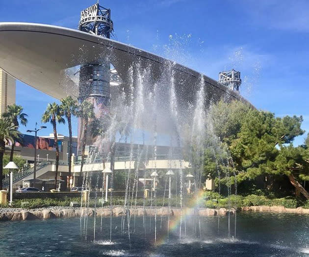 <p>Le <em>Wynn Las Vegas</em> est le septième hôtel le plus « instagrammé » en 2017. Il s’agit d’un lieu très utilisé pour les mariages et les concours de beauté.<br> Crédit photo : Instagram @yaritzaserrano11 </p>