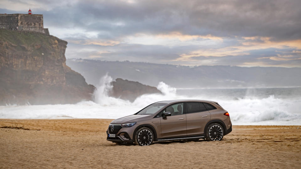 The Mercedes-Benz EQE SUV 500 4MATIC in Portugal.