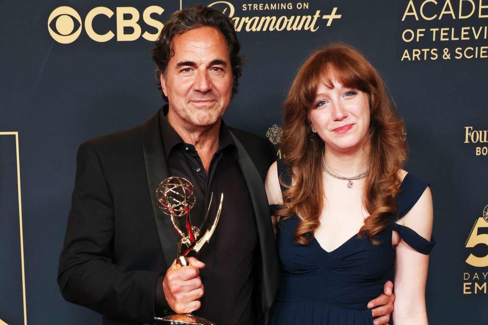 <p>Rodin Eckenroth/Getty</p> Thorsten kaye and daughter