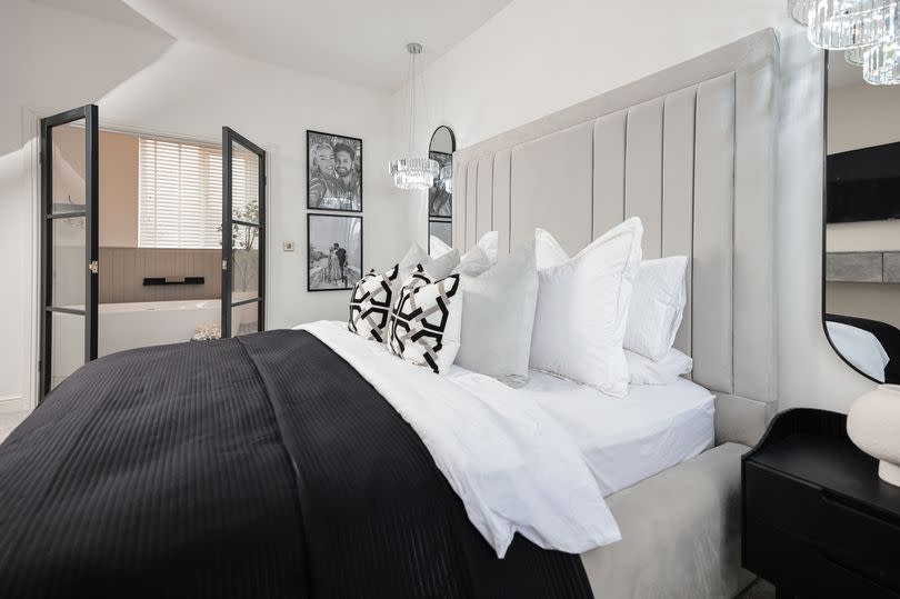 The gorgeous master bedroom suite -Credit:Manchester Evening News