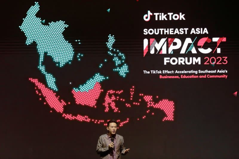 TikTok Socio-Economic Impact Report 2023 event at The Ritz Carlton, Pacific Place in Jakarta