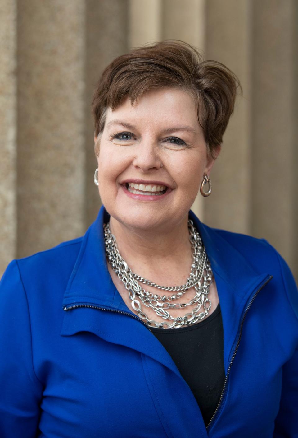 NewsChannel 5 reporter/anchor Jennifer Kraus at Centennial Park in Nashville, Tenn., Thursday, Feb. 8, 2024.