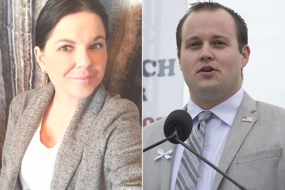 Amy Duggar King/Instagram; Patsy Lynch/Shutterstock  (L-R) Amy Duggar King and Josh Duggar.