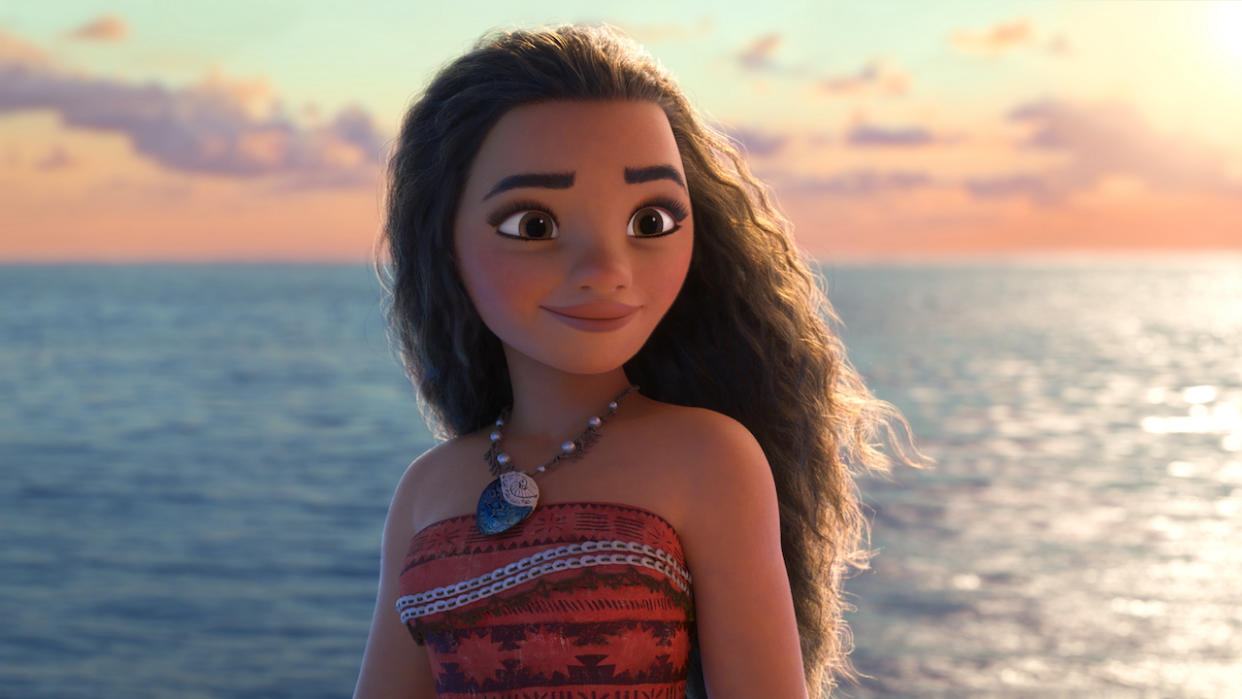  Auli?i Cravalho's animated Moana. 