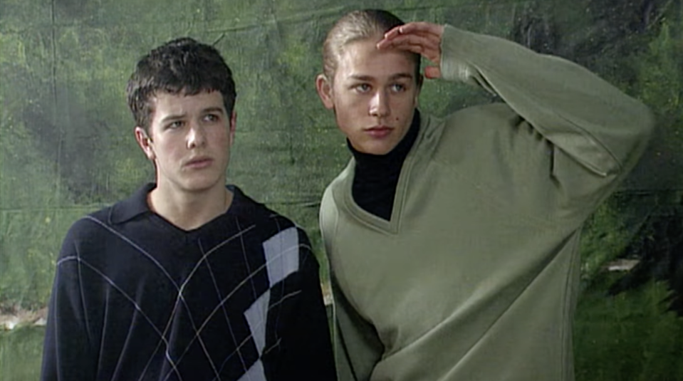 Charlie Humman (R) appeared in Byker Grove early in his career. (BBC)