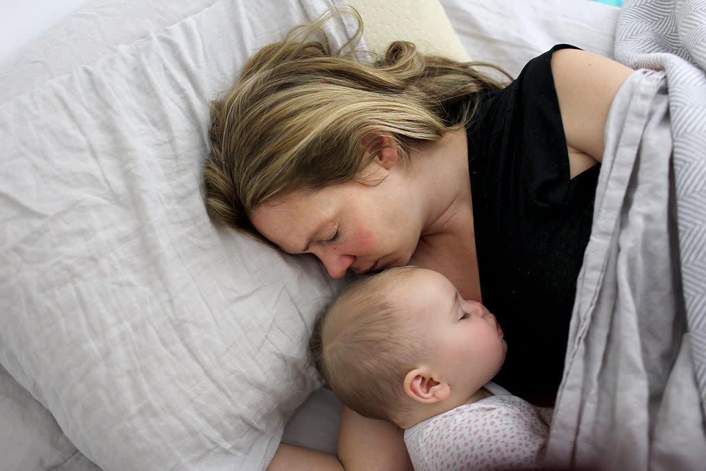 Co-sleeping has played a factor in hundreds of deaths over the last five years. [photo: Getty]