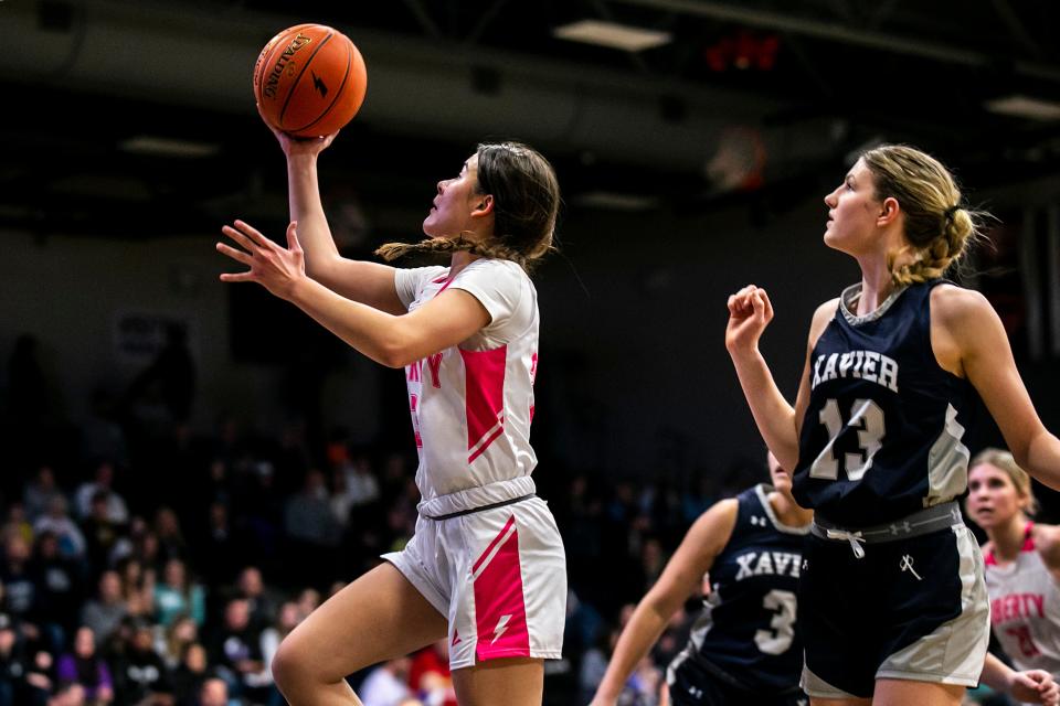 Iowa City Liberty's Madeline Casey was her team's second-leading scorer a season ago.