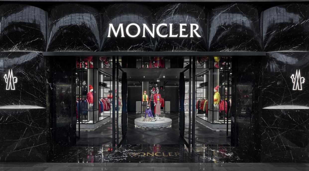 The facade of the Moncler store at Marina Bay Sands. (PHOTO: Moncler)