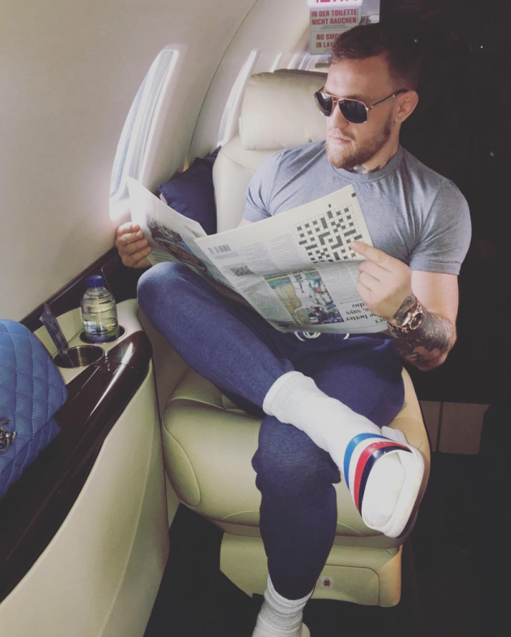 Dieses Instagram-Foto sorgt für Rätselraten (Bild: Instagram/thenotoriousmma)