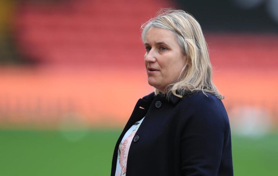 Chelsea Women manager Emma Hayes was critical of even the increased prize money for Euro 2022 (Mike Egerton/PA) (PA Wire)