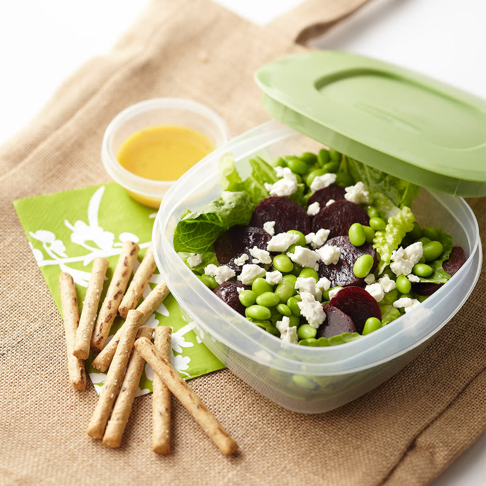 Mixed Salad with Pretzel Sticks