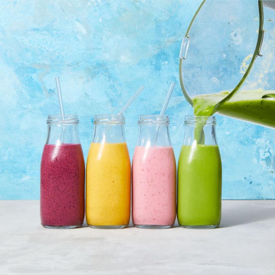 <p>Sip on summer's fruitiest flavors.</p><p>Get the recipe from <a href="https://www.goodhousekeeping.com/food-recipes/healthy/a21946699/summer-smoothies-recipe/" rel="nofollow noopener" target="_blank" data-ylk="slk:Good Housekeeping;elm:context_link;itc:0;sec:content-canvas" class="link ">Good Housekeeping</a>.</p>