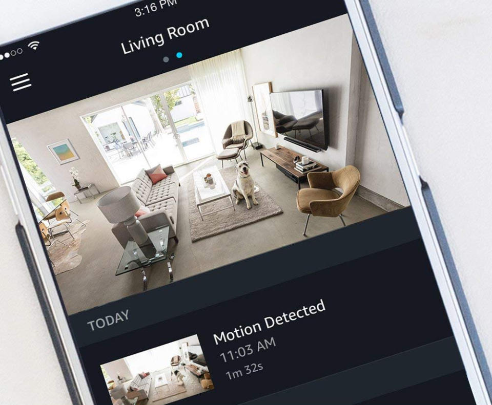 Keep an eye on your home from your smartphone. (Photo: Amazon)