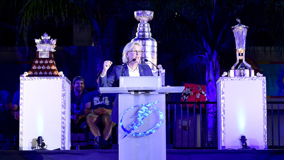 The mayor of Tampa Bay wants the Lightning to lose Game 4 to the Canadiens. (Photo by Douglas P. DeFelice/Getty Images)