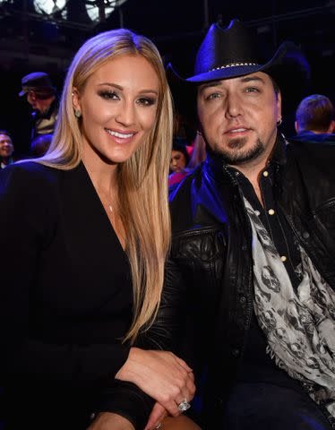 Jason Merritt/Getty Brittany Kerr (L) and Jason Aldean attend the 2014 American Country Countdown Awards at Music City Center on December 15, 2014 in Nashville, Tennessee