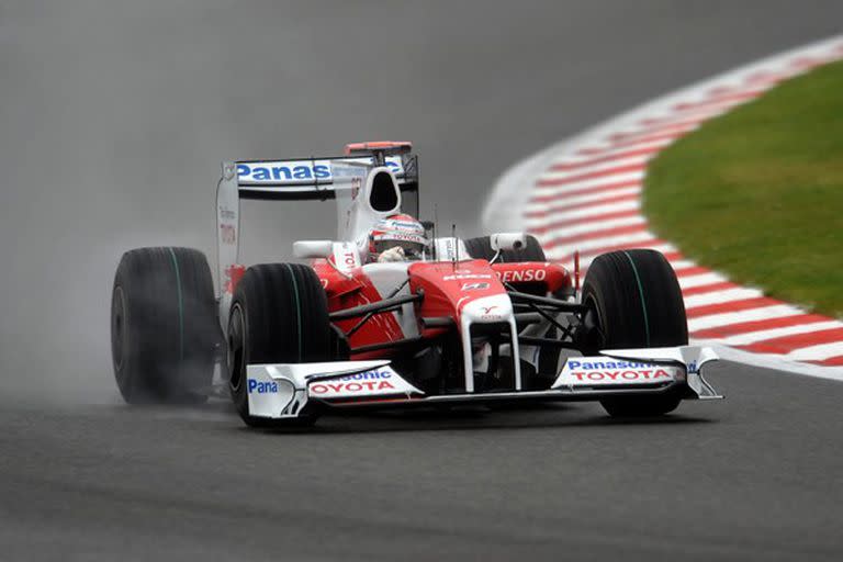 El italiano Jarno Trulli marcó el mejor tiempo en Bélgica