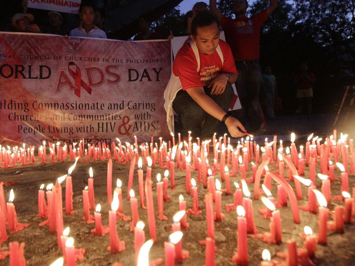 Around 5,000 people in the Philippines were living with HIV in 2006, compared to around 56,000 in 2016, according to UN figures: Rex