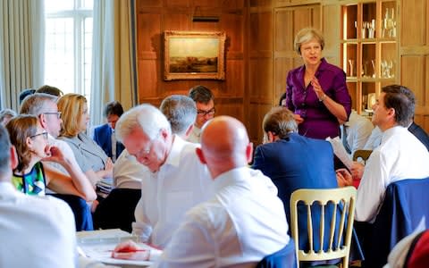 Theresa May's plan was signed off by the Cabinet at Chequers - Credit:  Joel Rouse/Crown Copyright/ PA