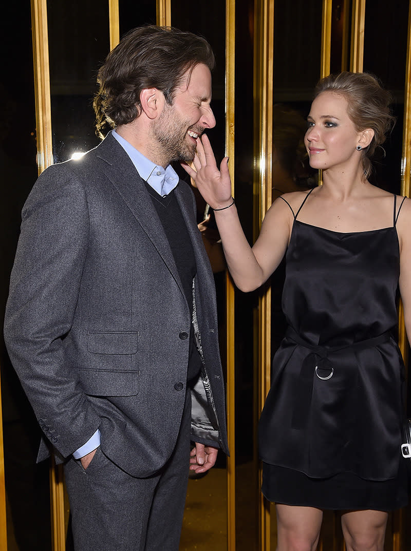 Bradley Cooper and Jennifer Lawrence