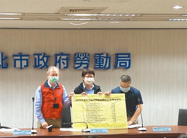 台北市勞動局19日公布去年違反《勞基法》裁罰結果，共1393家遭到裁處，總罰鍰金額達1億900多萬。（游念育攝）