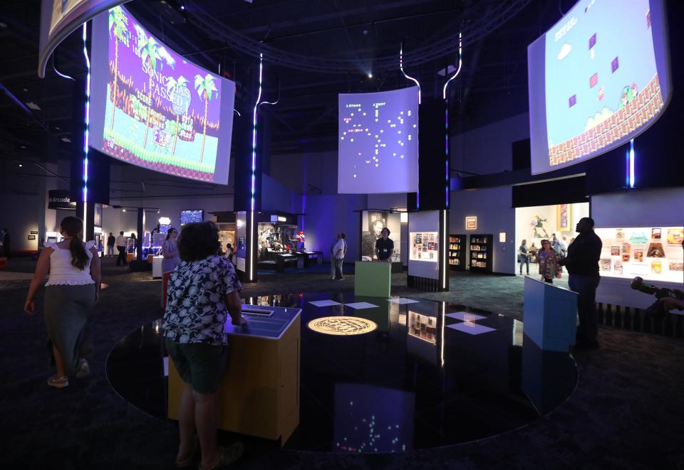 In addition to displays, there are hands on exhibits in the new ESL Digital Worlds.