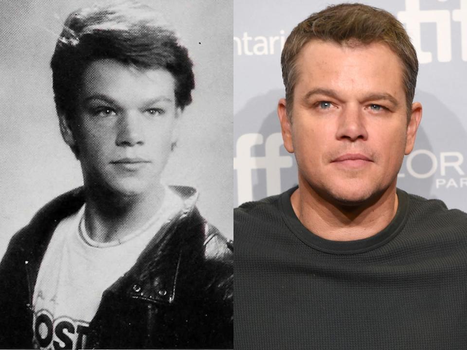 matt damon high school photo